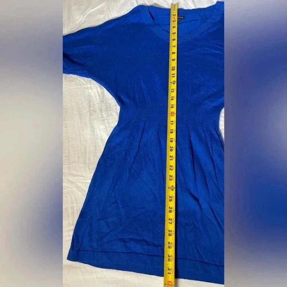 Express Sweater Dress Blue  Size: S - Picture 7 of 7